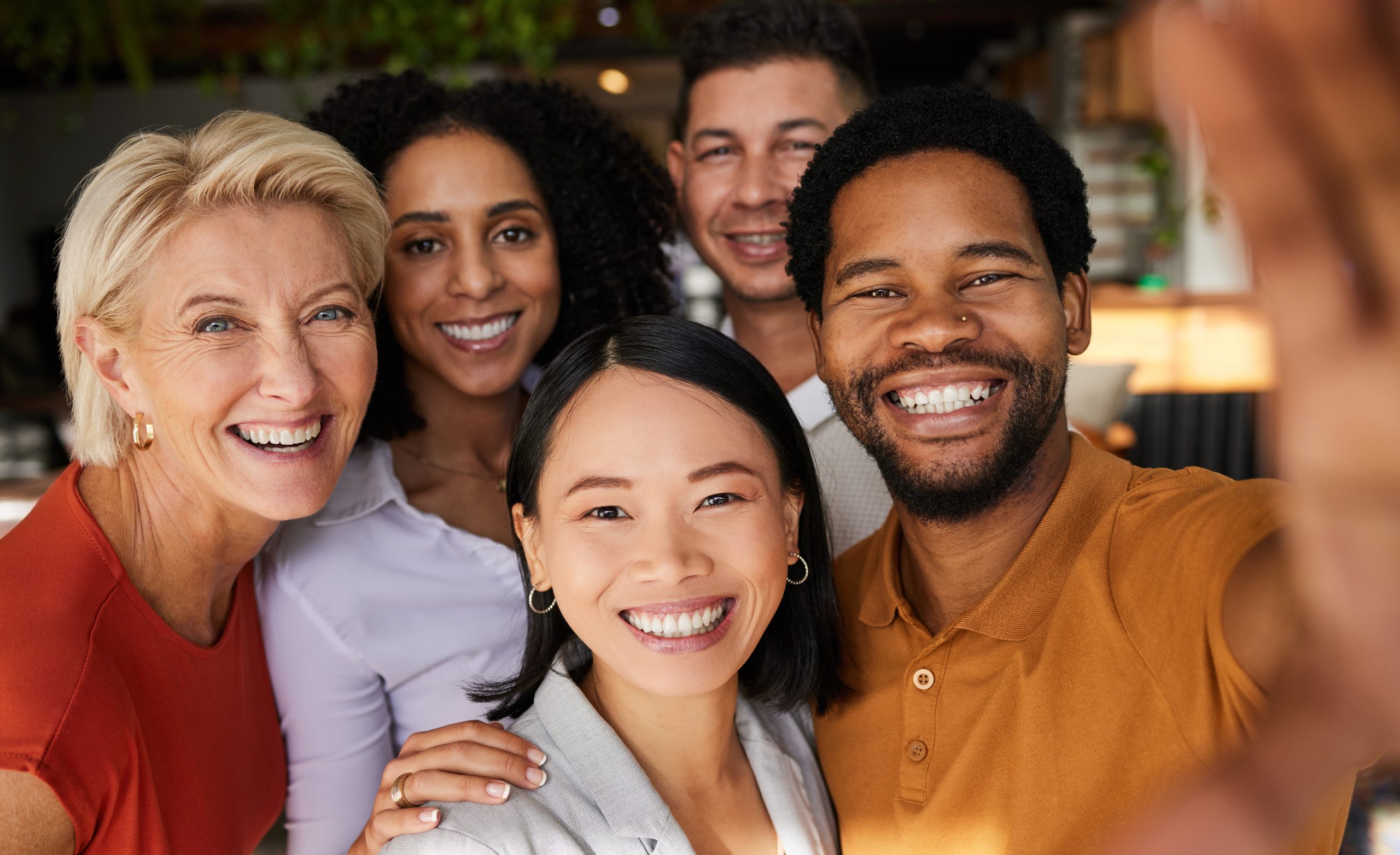 smile-selfie-and-group-of-business-people-in-offi-2023-11-27-05-27-07-utc